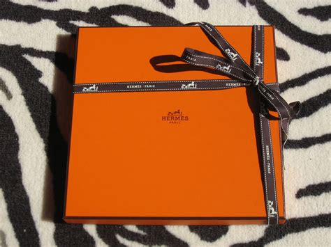 hermes scarf in tube box|Hermes gift box for sale.